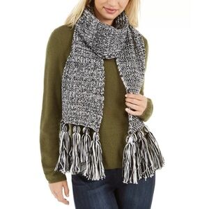 Calvin Klein Chunky Knit Marled Scarf